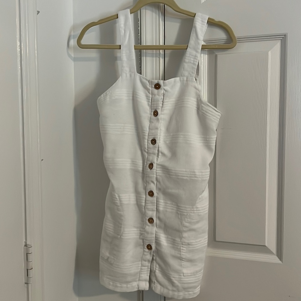 Off white mini dress